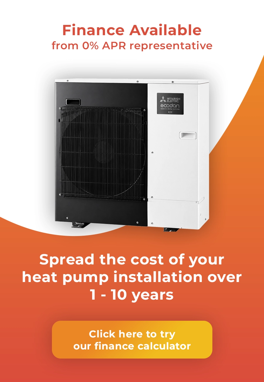 Finance available for heat pump installation